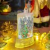 Новогодний музыкальный ночник-светильник XMAS wdl 23005c Музыкальная свеча