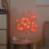Светодиодное дерево, "Розовые Розы"  (NNG-05) (24 LED (теплый свет) 220V)