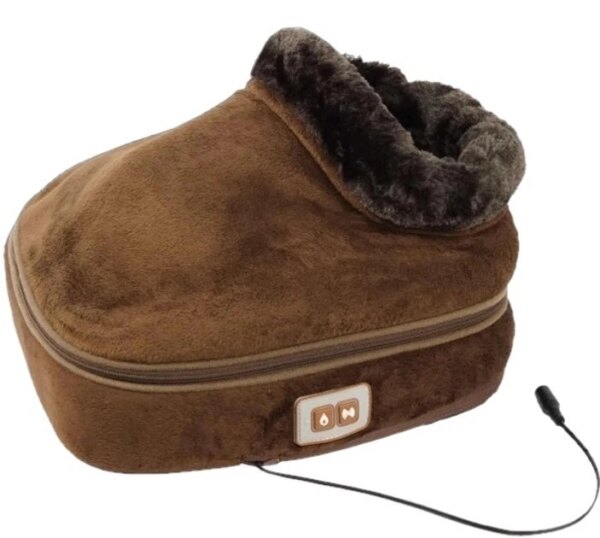 Вибро массажёр с подогревом для ног 2 в 1 Warm Massager