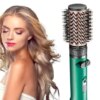 Фен-щетка для сушки и укладки волос VGR V-498 1200W Зеленый Фен-стайлер с 2 насадками