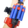 Детская игрушечная перчатка-бластер Человек паук Spider Man Gloves Игровой пистолет стреляет мягкими пулями