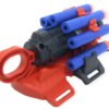 Детская игрушечная перчатка-бластер Человек паук Spider Man Gloves Игровой пистолет стреляет мягкими пулями
