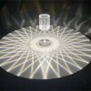 Декоративный LED светильник Crystal light, с пультом ДУ / Настольная аккумуляторная лампа