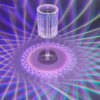 Декоративный LED светильник Crystal light, с пультом ДУ / Настольная аккумуляторная лампа