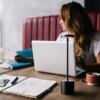 Светодиодная настольная лампа с сенсорным управлением на аккумуляторе Tablelamp Black 3 режима подсветки