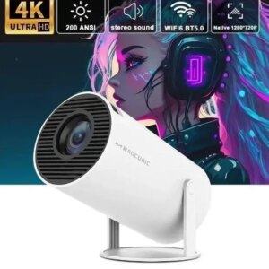 Мультимедийный портативный мини-проектор Magcubic HY300 Android 12 С поддержкой Wi-Fi Bluetooth 4K UHD