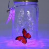 Декоративный ночник Бабочка в банке Butterfly Интерактивная порхающая бабочка в банке с подсветкой