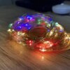 Гирлянда проволока музыкальная прозрачный провод USB RGB разноцветная SF-4