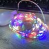 Гирлянда проволока музыкальная прозрачный провод USB RGB разноцветная SF-4