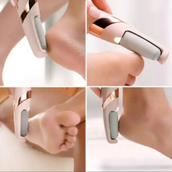 Электрическая пилка для ног Flawless Pedi пемза для педикюра с USB зарядкой для домашнего использования