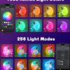Беспроводная мини умная смарт колонка 4 в 1 с блютуз Сonch Music Light, 256 режимов освещения