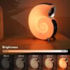 Беспроводная мини умная смарт колонка 4 в 1 с блютуз Сonch Music Light, 256 режимов освещения