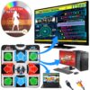 Танцевальный коврик usb для ПК компьютера PC Dance mat  Dance Pad улучшенный с CD