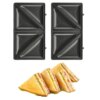 Вафельница 4в1 Zepline 2200W ZP-801 Мультимейкер со сменными панелями для сэндвичей вафель гриль орешница