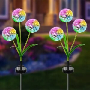 Садовый фонарь на солнечной батарее Одуванчики Dandelion Garden Lights
