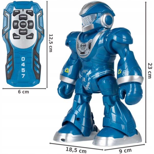 Интерактивный танцующий робот Dancing Robot на пульте управления BLUE