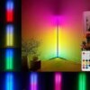 Напольная угловая RGB лампа торшер с пультом управления 1,2м Угловой напольный ночник светильник